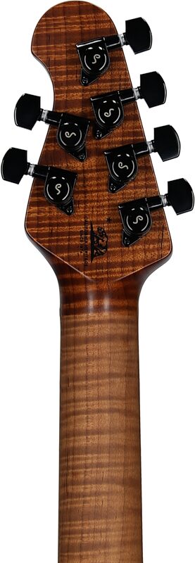 Ernie Ball Music Man Cutlass RS HSS Electric Guitar (with Case), Limestone, Headstock Straight Back