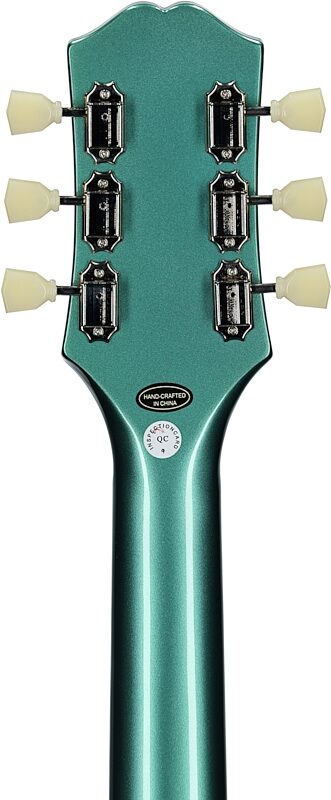 Epiphone ES-335 Traditional Pro Electric Guitar, Inverness Green, Headstock Straight Back