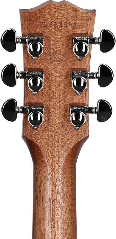 Gibson J-45 Studio Walnut Acoustic-Electric Guitar (with Case), Satin Natural, Headstock Straight Back