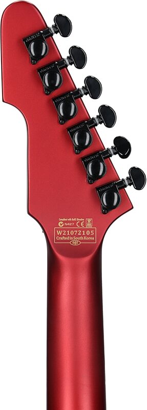 Schecter E-1 FR S Special Edition Electric Guitar, Satin Candy Apple Red, Headstock Straight Back