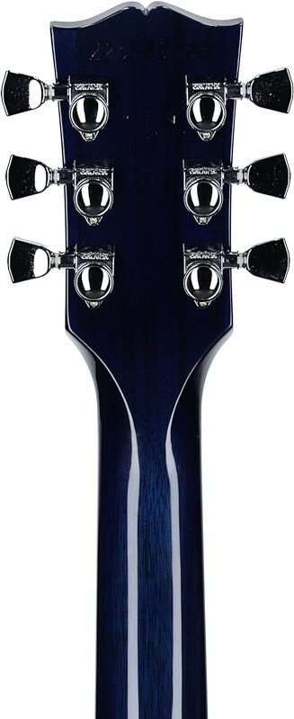 Gibson Les Paul Modern Figured AAA Electric Guitar (with Case), Cobalt Burst, Open Box (Very Good), Headstock Straight Back