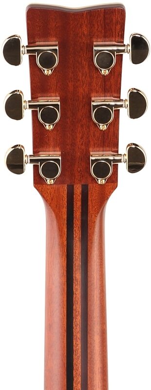 Yamaha LS-TA TransAcoustic Acoustic-Electric Guitar (with Gig Bag), Brown Sunburst, Headstock Straight Back