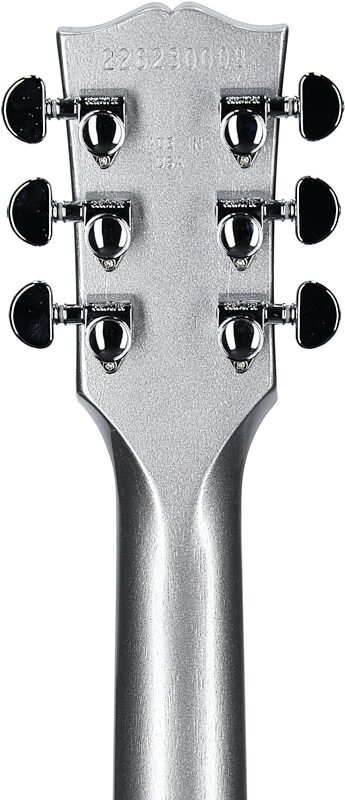 Gibson SG Standard Custom Color Electric Guitar (with Soft Case), Silver Mist, Headstock Straight Back