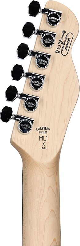 Chapman ML1 X Electric Guitar, Deep Blue Gloss, Headstock Straight Back