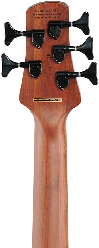 Spector EuroBolt 5 Electric Bass, 5-String (with Gig Bag), Tobacco Sunburst Gloss, Headstock Straight Back