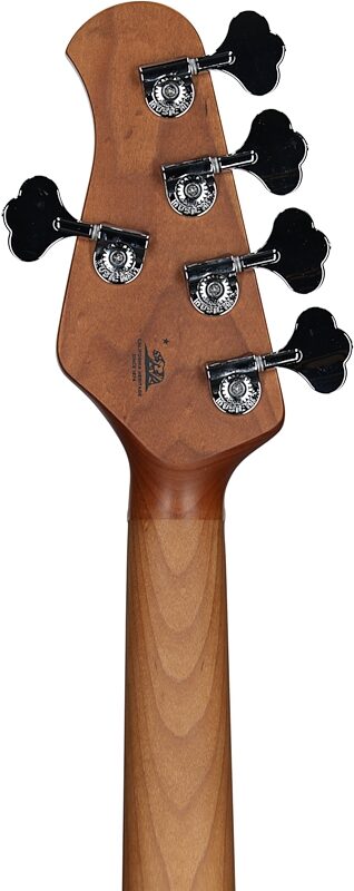 Ernie Ball Music Man StingRay 5 Special Electric Bass, 5-String (with Case), Translucent Oxblood, Maple Fretboard, Headstock Straight Back