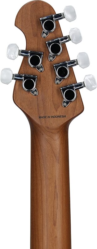 Sterling by Music Man Axis AX50QM Electric Guitar, Lava Burst, Headstock Straight Back