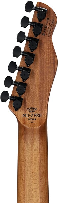 Chapman ML1-7 Pro Modern Electric Guitar, 7-String, Morpheus Purple Flip, Scratch and Dent, Headstock Straight Back