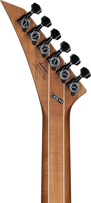 Jackson American Series Virtuoso HT Electric Guitar, (with Case), Snow White, Headstock Straight Back