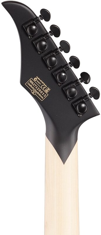 Wylde Audio Blood Eagle Mahogany Blackout Electric Guitar, Blemished, Headstock Straight Back