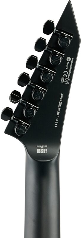 ESP LTD Arrow NT Black Metal Electric Guitar, New, Headstock Straight Back