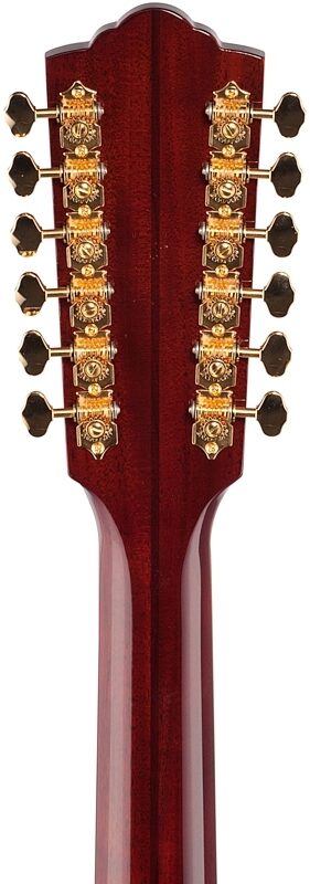 Guild F-512E Acoustic-Electric Guitar, 12-String (with Case), Natural, Headstock Straight Back