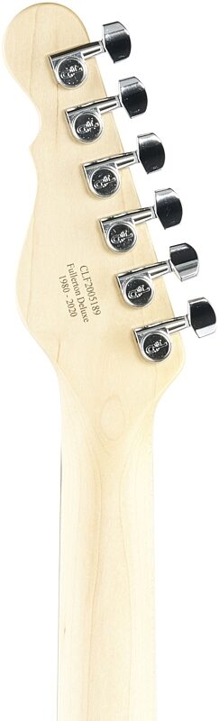G&L Fullerton Deluxe ASAT Special Electric Guitar (with Gig Bag), Lake Placid Blue, Headstock Straight Back