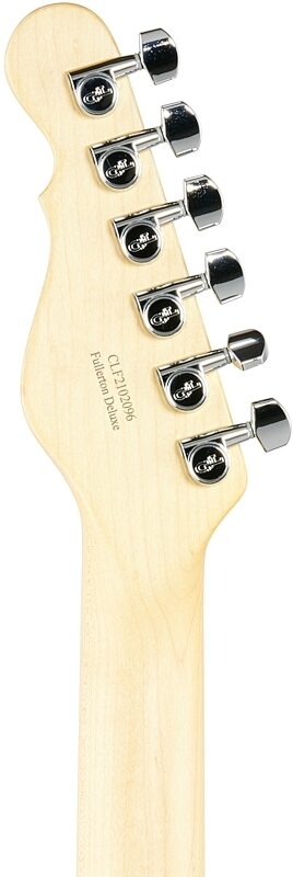 G&L Fullerton Deluxe ASAT Classic Electric Guitar (with Gig Bag), Butterscotch, Headstock Straight Back