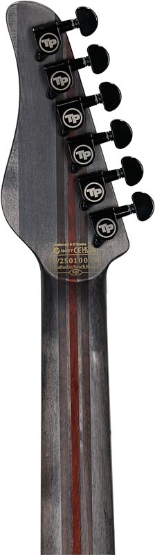 Schecter PT FR-S SLS Elite Evil Twin Electric Guitar, Satin Black, Headstock Straight Back