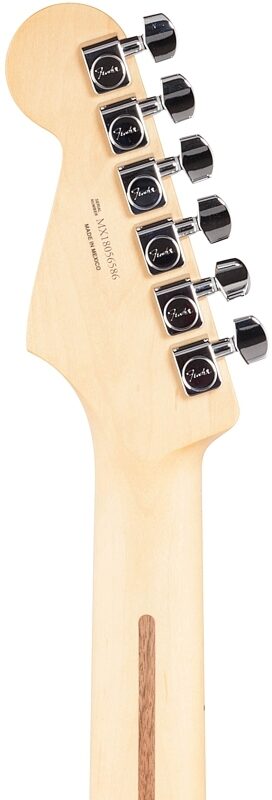Fender Player Stratocaster HSS Electric Guitar (Maple Fingerboard), Black, Headstock Straight Back