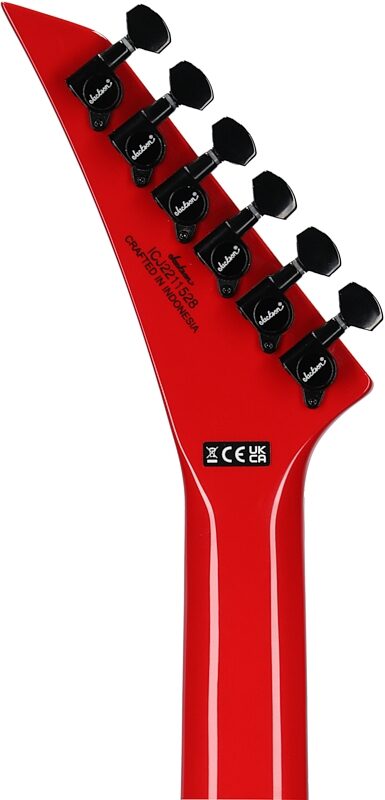 Jackson X Series Warrior WRX24M Electric Guitar, Ferrari Red, Headstock Straight Back