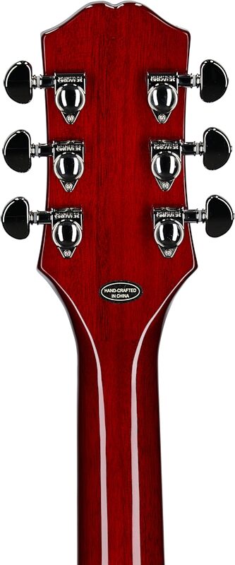 Epiphone Inspired by Gibson SG Standard Electric Guitar, Left-Handed (with Gig Bag), Cherry, Headstock Straight Back