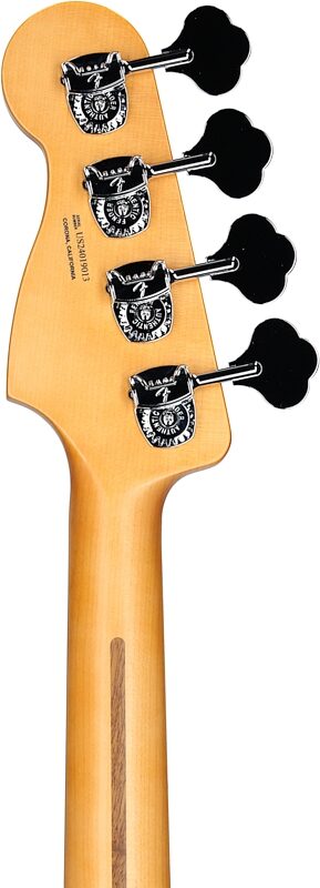 Fender American Ultra II Precision Electric Bass, Ebony Fingerboard (with Case), Texas Tea, Headstock Straight Back