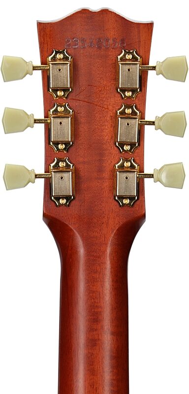 Gibson Custom Shop 1960 Hummingbird Fixed Bridge VOS Acoustic Guitar (with Case), Heritage Cherry Sunburst, Headstock Straight Back