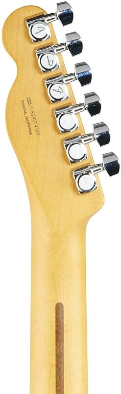 Fender American Ultra Telecaster Electric Guitar, Maple Fingerboard (with Case), Mocha Burst, Headstock Straight Back