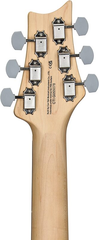 PRS Paul Reed Smith SE Silver Sky Electric Guitar, Left-Handed, Rosewood Fretboard (with Gig Bag), Stone Blue, Headstock Straight Back