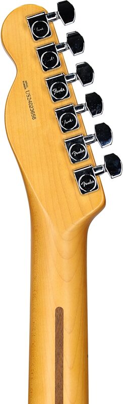 Fender Limited Edition American Pro II Telecaster Thinline Electric Guitar (with Case), White Blonde, Headstock Straight Back