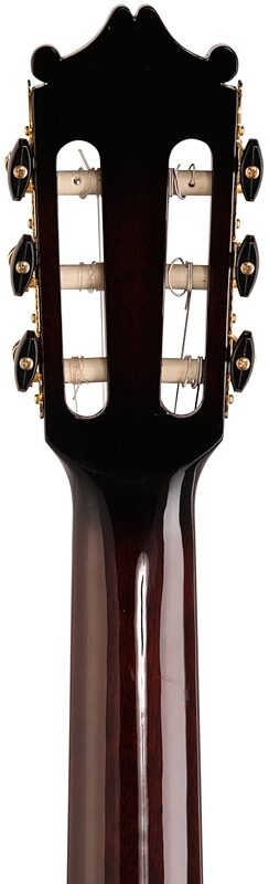 Ibanez GA35TCE Thinline Classical Acoustic-Electric Guitar, Dark Violin Sunburst, Headstock Straight Back