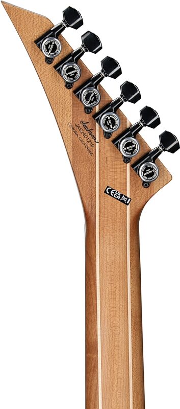 Jackson American Series Virtuoso HT Electric Guitar, (with Case), Red Crystal, Open Box (Very Good), Headstock Straight Back