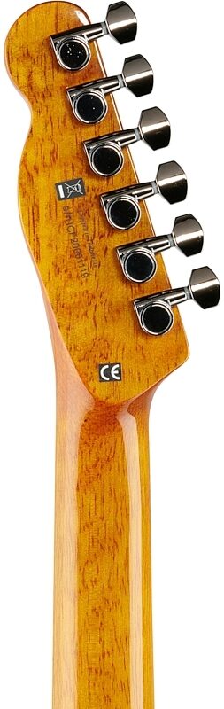 Fender Custom Telecaster FMT HH Electric Guitar, with Laurel Fingerboard, Amber, USED, Blemished, Headstock Straight Back