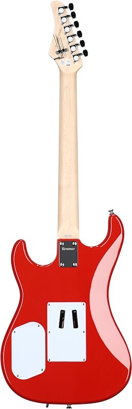 Kramer Pacer Classic Floyd Rose Electric Guitar, Special Scarlett Red, Headstock Straight Back