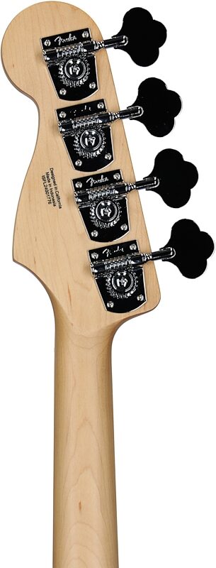 Fender Standard Jazz Bass Guitar, Maple Fingerboard, Aqua Marine Metallic, Headstock Straight Back