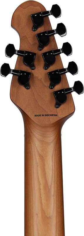 Sterling by Music Man JP157 DiMarzio Electric Guitar, Purple Nebula, Headstock Straight Back