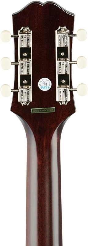 Epiphone J-45 EC Acoustic-Electric Guitar, Aged Vintage Sunburst Gloss, Blemished, Headstock Straight Back