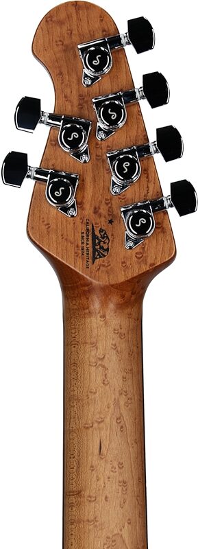 Ernie Ball Music Man Cutlass RS HSS Electric Guitar (with Case), Lakeside Blue, Headstock Straight Back