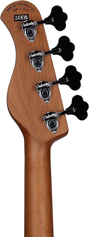 Sadowsky MetroExpress MS4 Modern Electric Bass, Morado Fingerboard (with Gig Bag), White, Headstock Straight Back