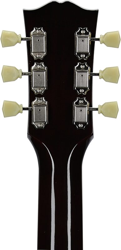 Gibson J-185 Original Acoustic-Electric Guitar (with Case), Vintage Sunburst, Headstock Straight Back