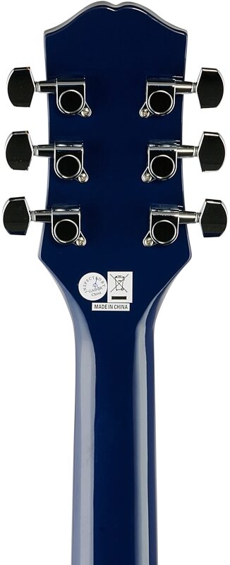 Epiphone Starling Dreadnought Acoustic Guitar, Starlight Blue, Headstock Straight Back