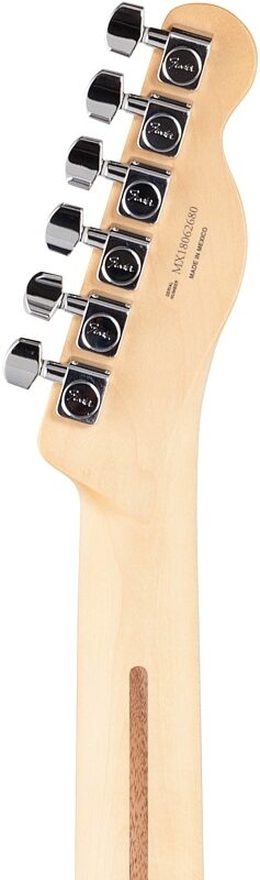Fender Player Telecaster Pau Ferro Electric Guitar, Left-Handed, Polar White, Headstock Straight Back
