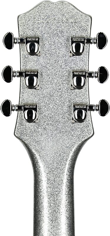 Epiphone Exclusive SG Custom Electric Guitar, Silver Sparkle , Headstock Straight Back