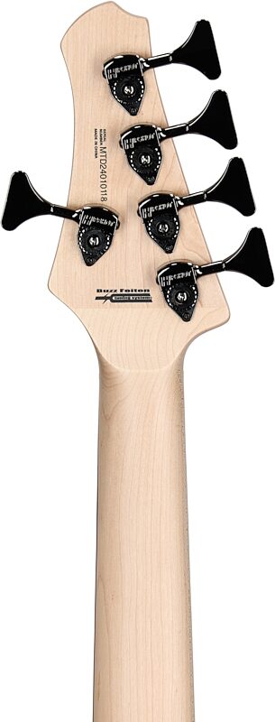 MTD Kingston Andrew Gouche AG-5 Electric Bass, 5-String, Smokey Purple, Headstock Straight Back
