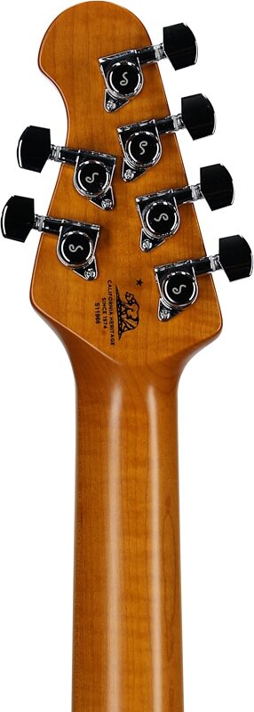Ernie Ball Music Man Dustin Kensrue StingRay Electric Guitar, Deep Satin Burst, Headstock Straight Back