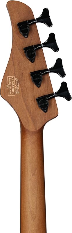 Schecter C-4 Standard Electric Bass, Tobacco Burl, Headstock Straight Back