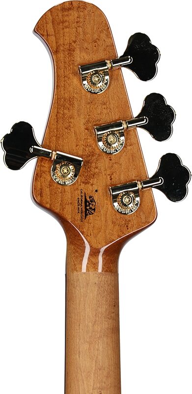 Ernie Ball Music Man StingRay Special Electric Bass (with Mono Case), Ocean Sparkle, Headstock Straight Back
