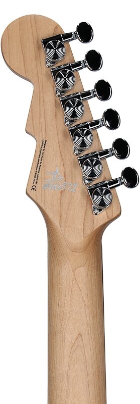 Reverend Club King 290 Electric Guitar, Midnight Black, Headstock Straight Back