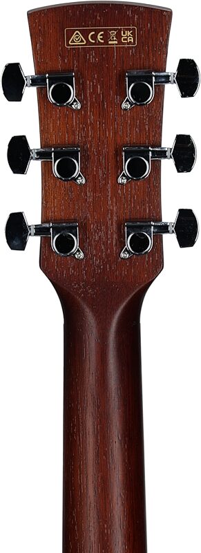 Ibanez PC54E Acoustic-Electric Guitar, Weathered Black Open Pore, Headstock Straight Back