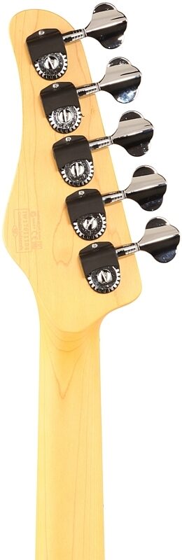 Schecter CV5 Bass Guitar, 5-String, Ivory, Headstock Straight Back