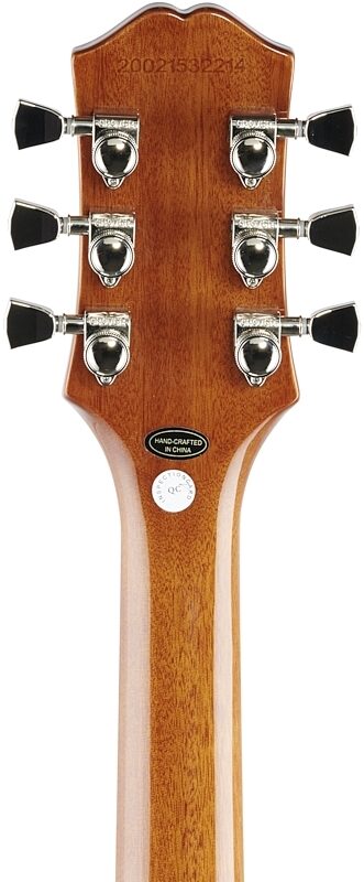 Epiphone Les Paul Modern Figured Electric Guitar, Caffe Latte Fade, Headstock Straight Back