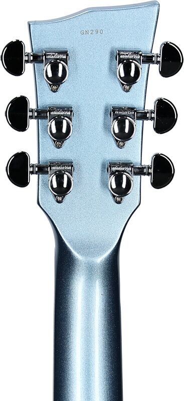 Dunable Gnarwhal DE Electric Guitar (with Gig Bag), Pelham Blue, Blemished, Headstock Straight Back