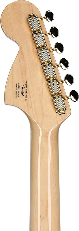 Squier Limited Edition Paranormal Troublemaker Telecaster Deluxe Electric Guitar, Black, Headstock Straight Back